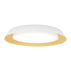 LED Wall /Ceiling luminaire TOWNA 2.0, IP44, � 46.1cm, 3000K, dimmable, white gold