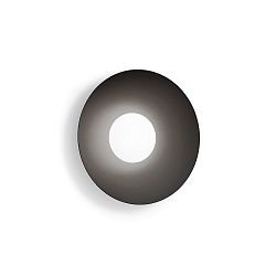 wall luminaire CLEA WALL SURF 1.0 IP20, black matt dimmable