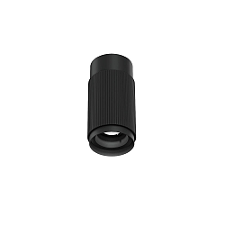 ceiling luminaire TRACE CEILING SURF 1.0 IP20, black matt dimmable