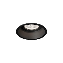 LED Recessed spot DEEP 1.0, IP20, 350/500mA, 7/10W 2700K, CRi >90, with standard springs, black