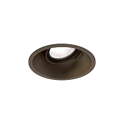 LED Recessed spot DEEP ADJUST 1.0, IP20, 350/500mA, 7/10W 3000K, CRi >90, with standard springs, bronze