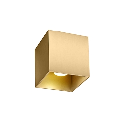 ceiling luminaire BOX CEILING SURF 1.0 1 flame, Dim-To-Warm IP20, gold dimmable