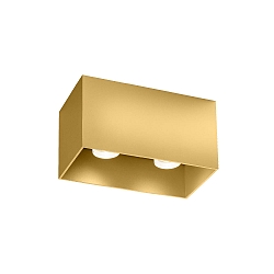 ceiling luminaire BOX CEILING SURF 2.0 2 flames, Dim-To-Warm IP20, gold dimmable