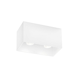 ceiling luminaire BOX CEILING SURF 2.0 2 flames IP20, white matt dimmable