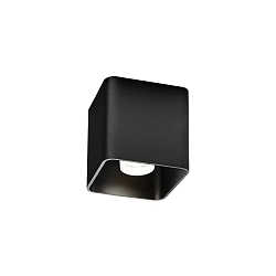 ceiling luminaire DOCUS CEILING SURF 1.0 1 flame, Dim-To-Warm IP20, black matt dimmable