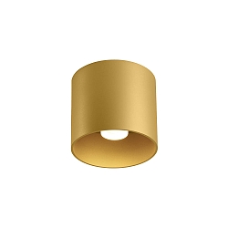ceiling luminaire RAY CEILING SURF 1.0 1 flame IP20, gold dimmable