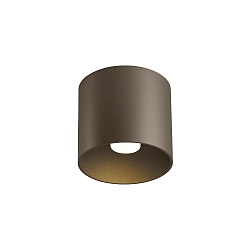 ceiling luminaire RAY CEILING SURF 1.0 1 flame IP20, bronze dimmable