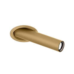 recessed spotlight MATCH SNEAK 1.0 swivelling IP20, champagner