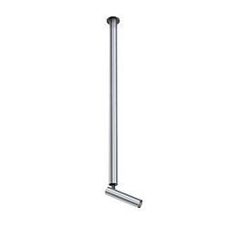 recessed spotlight MATCH STICK 1.0 swivelling IP20, aluminium, black matt