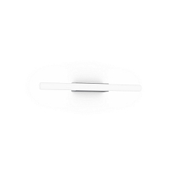 wall luminaire LARRA OPAL 1.0 S14d IP20, brushed aluminium dimmable