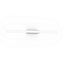 wall luminaire LARRA OPAL 2.0 S14d IP20, brushed aluminium dimmable
