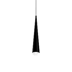 LED Pendant luminaire CONE 1.0, 8W 2700K 480lm 36�, CRi >90, dimmable, black