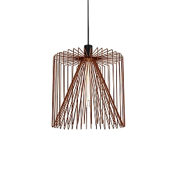 Shade WIRO 3.8 CAGE, lacquered steel, without suspension + lamp, rust