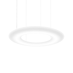 LED Design Pendant luminaire GIGANT 16.0, � 160cm, steel / LLDPE, white, 4000K