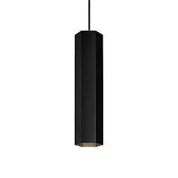 LED Pendant luminaire HEXO MULTI 3.0, 6W 1800-2850K, CRi >95, without canopy, black