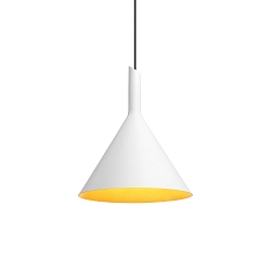 LED Design Pendant luminaire SHIEK 3.0, � 25.2cm, 11W 1800-2850K, CRi >90, dimmable, white gold