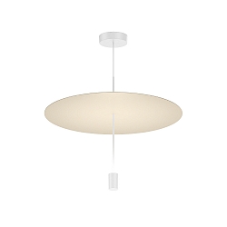 pendant luminaire SHEDDA 1.0 IP20, silk grey dimmable