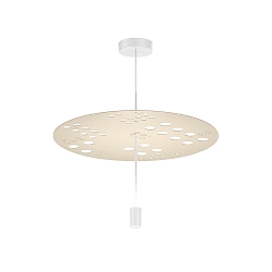 pendant luminaire SHEDDA FRACTAL 1.0 IP20, silk grey dimmable