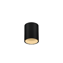 downlight RAY MINI 1.0 down, cylindrical, surface-mounted version IP20, black matt dimmable