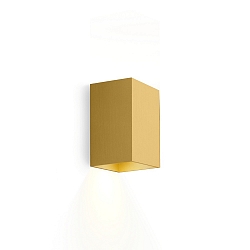 outdoor wall luminaire BOX MINI 1.0 GU10 IP20, gold dimmable