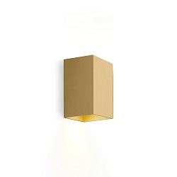 outdoor wall luminaire BOX MINI 1.0 GU10 IP20, brass dimmable