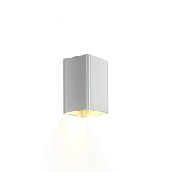 Wall luminaire DOCUS MINI 1.0 PAR16, up or down, GU10 max. 12W, aluminum brushed