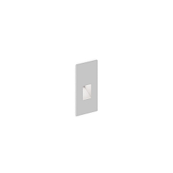 wall recessed luminaire STRIPE WALL REC 0.4 IP20, brushed aluminium 