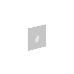 wall recessed luminaire STRIPE WALL REC 0.7 IP20, brushed aluminium 