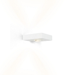 LED Wall luminaire LEENS 2.0, 2-sided, 2x 4W 3000K, CRi >90, dimmable, white