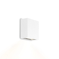 LED Wall luminaire CENTRAL 1.0, up or down, 8W 3000K, CRi >90, dimmable, white