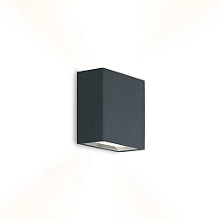LED Outdoor Wall luminaire CENTRAL 2.0, IP65, Up&Down, 8W 3000K, CRi >90, dimmable, anthracite