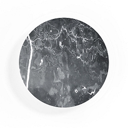 LED Wall luminaire MILES 3.0 ROUND, indirect, � 26cm, 8W 3000K, CRi >90, dimmable, marble black