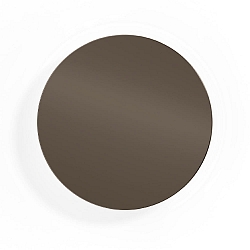 LED Wall luminaire MILES 3.0 ROUND, indirect, � 26cm, 8W 3000K, CRi >90, dimmable, bronze