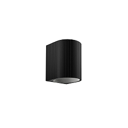 wall luminaire TRACE WALL SURF 1.0 IP20, black matt dimmable