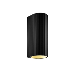 wall luminaire TRACE WALL SURF 2.0 IP20, champagner, black matt dimmable
