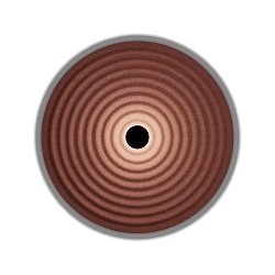 wall luminaire TAPIS SOFT WALL SURF 1.0 IP20, red dimmable