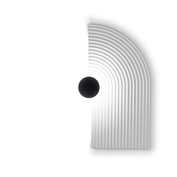 wall luminaire TAPIS WALL SURF 3.0 IP20, white dimmable