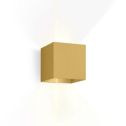 LED Wall luminaire BOX 3.0, Up&Down, 6W 1800-2850K 2x200lm, dimmable, gold