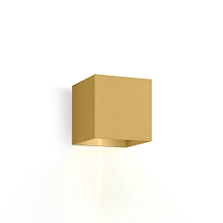 LED Wall luminaire BOX 1.0, up or down, 6W 1800-2850K 400lm, dimmable, gold