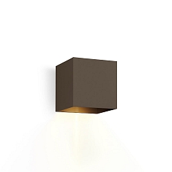 wall luminaire BOX WALL SURF 1.0 IP20, bronze dimmable