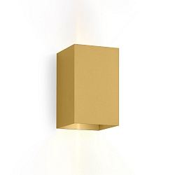 LED Wall luminaire BOX 3.0, Up&Down, 6W 1800-2850K 2x200lm, dimmable, gold