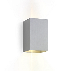 LED Wall luminaire BOX 3.0, Up&Down, 6W 1800-2850K 2x200lm, dimmable, aluminum