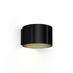 wall luminaire RAY WALL SURF 1.0 IP20, black matt dimmable