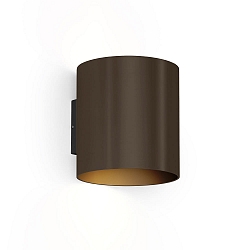 LED Wall luminaire RAY 3.0, Up&Down, 2x 3W 1800-2850K, dimmable, angle adjustable, bronze
