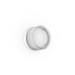 wall luminaire HAJO IP44 1.0 IP44, white matt dimmable