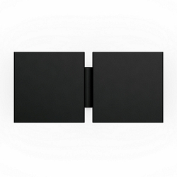 wall luminaire CG SQUARE 2G BIG E27 IP20, black matt