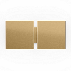 wall luminaire CG SQUARE 2G BIG E27 IP20, champagner