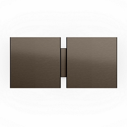 wall luminaire CG SQUARE 2G BIG E27 IP20, bronze