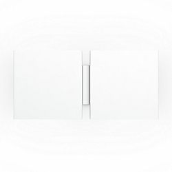 wall luminaire CG SQUARE 2G BIG E27 IP20, white matt