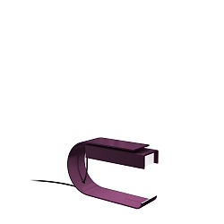 table lamp CG01 E14 IP20, aubergine dimmable